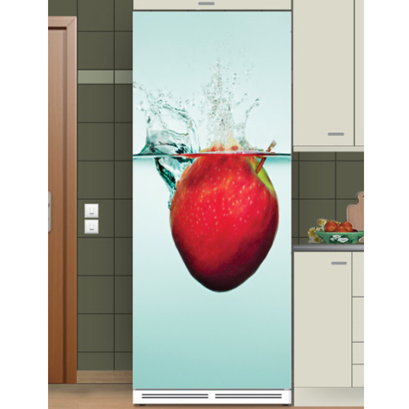 Αυτοκόλλητο ψυγείου με Μήλο κάτω απ' το νερό